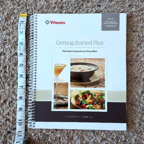Vitamix C- Series Getting Started Plus Blender Recipes Spiral Cookbook 2014 - Picture 2 of 3